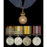 A Great War C.I.E. group of five awarded to Captain E. I. M. Barrett, Commissioner of Police...