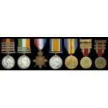 Five: Gunner C. W. Smith, Royal Garrison Artillery Queen's South Africa 1899-1902, 4 cla...
