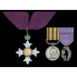 An interesting 'Great War' C.B.E. group of three awarded to Mr Frank Worthington, a natural...