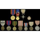 France, Republic, a selection of various French medals, including Commemorative Medal for th...