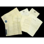 A selection of Documents, comprising a parchment Commission Document appointing John Mackay,...