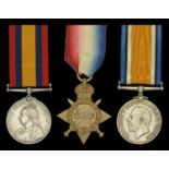 Family Group: Queen's South Africa 1899-1902, no clasp (30105 Pte. L. Scott. Rand Rifles....