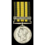 The fine Ashantee 1873-74 medal awarded to Captain A. W. Baker, known as â€œBaker of the Bobbi...
