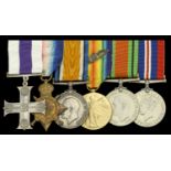 A Great War 'Western Front' M.C. group of six awarded to Second Lieutenant H. Parsons, Royal...
