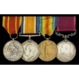 Four: Warrant Officer Samuel Edwards, Middlesex Regiment, late Royal Fusiliers and Shropshir...