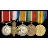 A scarce silver Sea Gallantry Medal group of five awarded to Lieutenant T. L. Williams, Roya...