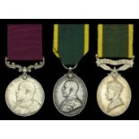 Army L.S. & G.C., E.VII.R. (24834 Sjt: W. Gould. R.E.); Territorial Force Efficiency Medal,...