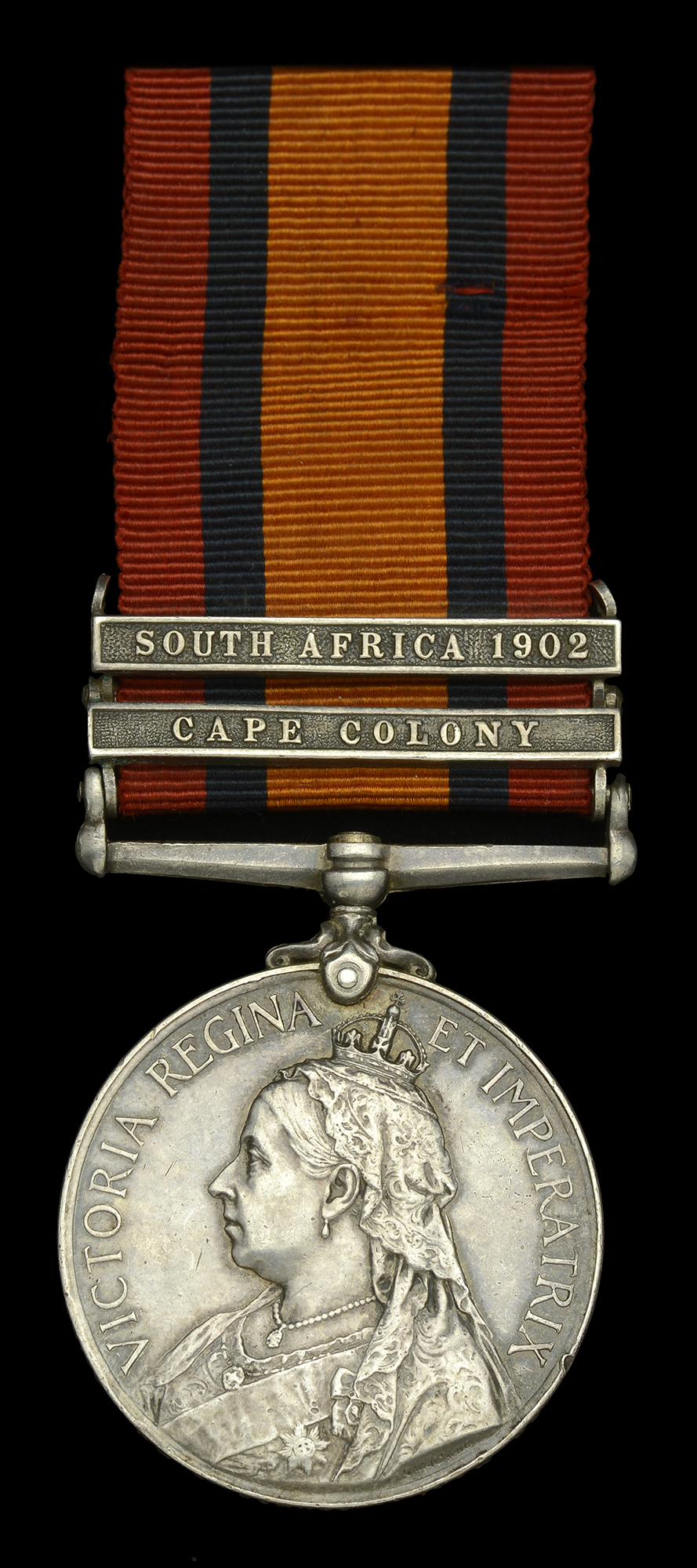 Queen's South Africa 1899-1902, 2 clasps, Cape Colony, South Africa 1902 (39172 Pte. C. Park...