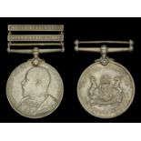 Pair: Sergeant W. Pattison, Cape Police King's South Africa 1901-02, 2 clasps, South Afri...