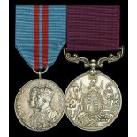 Pair: Captain D. P. Mills, Royal Artillery Coronation 1911, unnamed as issued; Army L.S....