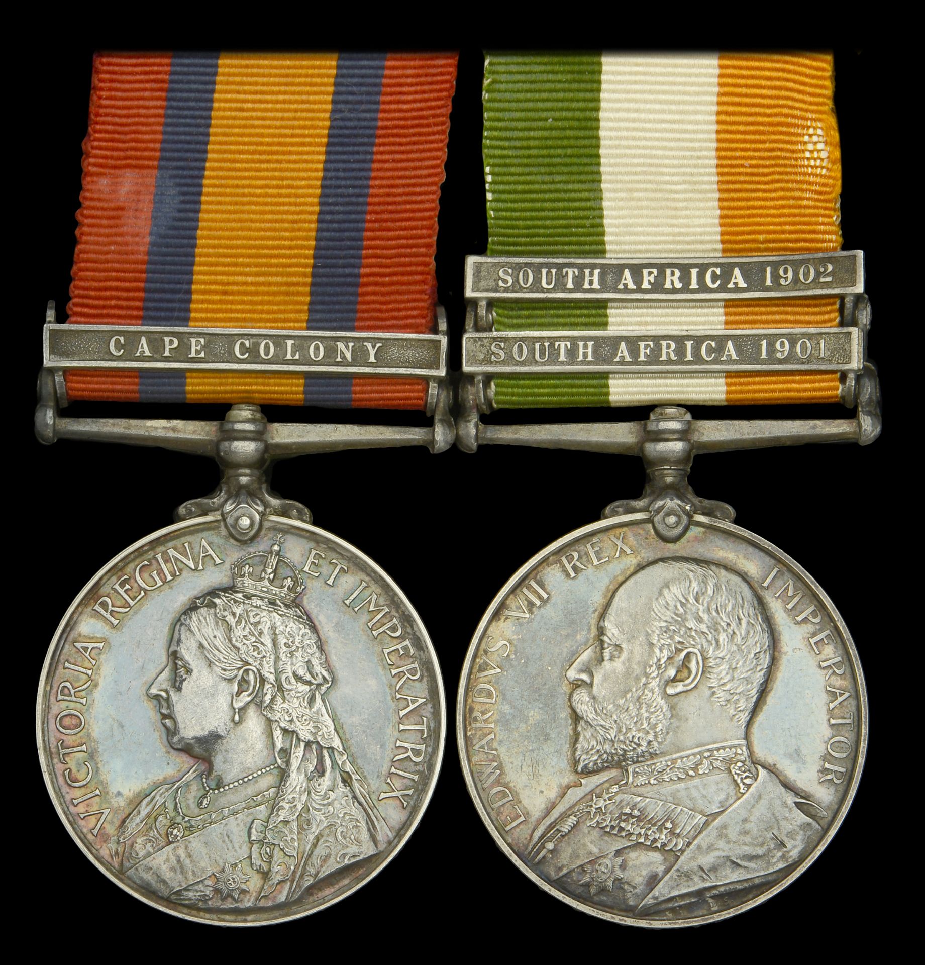 Pair: Colonel E. J. K. Priestley, Royal Garrison Artillery Queen's South Africa 1899-190...