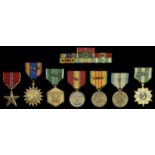 A United States of America Vietnam War Bronze Star group of seven awarded to W. H. McGondel,...