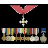 A scarce Second War C.B.E. and Lloyd's War Medal for Bravery group of ten awarded to Captain...
