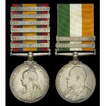 Pair: Sergeant D. Martin, Royal Field Artillery Queen's South Africa 1899-1902, 6 clasps,...