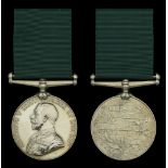 Volunteer Force Long Service Medal (India & the Colonies), G.V.R. (Corpl. A. White Cossipore...