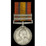 Queen's South Africa 1899-1902, 2 clasps, Cape Colony, Orange Free State (53621 Gnr: G. Hepb...