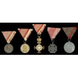 Austria, Empire, Bravery Medal 'Der Tapferkeit', Franz Joseph, 1914-16 issue, bronze; Braver...