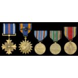 A United States of America Second World War Distinguished Flying Cross and Air Medal group o...
