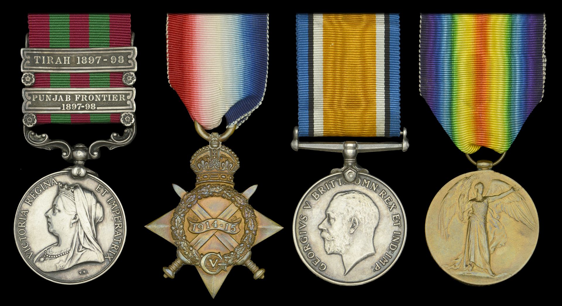 Four: Gunner R. Atkinson, Royal Garrison Artillery, later Yorkshire Light Infantry India...