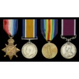 Four: Sergeant E. Williams, Devonshire Regiment 1914 Star (7968 L. Cpl. E. Williams. 1/De...