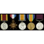 Five: Staff Sergeant A. Walters, Royal Field Artillery China 1900, no clasp (R.A./87902...