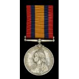 Queen's South Africa 1899-1902, no clasp (23 Tpr. W. J. Randall. Peddie D.M.T.) polished, ne...