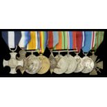 A rare Great War 'Konigsberg' D.S.C. group of ten awarded to Rear-Admiral G. A. Scott, Royal...