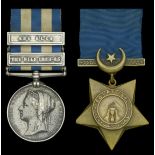 Pair: Private J. Carroll, 4th Royal Irish Dragoon Guards Egypt and Sudan 1882-89, dated r...