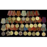 Union of Soviet Socialist Republics, A selection of Soviet Decorations and Medals including...