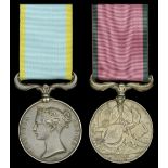 Pair: P. Dagnall, Royal Sappers and Miners Crimea 1854-56, no clasp (P. Dagnell. Rl. Sapr...