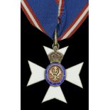 The C.V.O. insignia attributed to Commodore Hugh Tyrwhitt, Royal Navy, Captain of H.M.S. Ren...