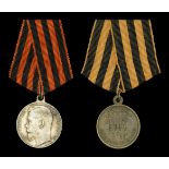 Russia, Empire, Medal of St. George, Fourth Class, silver, the reverse officially numbered '...