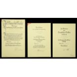 German Second World War Citations. Comprising a large size promotion certificate in the old...