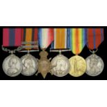 A Great War 'Battle of the Somme' D.C.M. group of six awarded to Sergeant J. B. Hammond, 9th...
