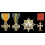 Netherlands, Kingdom, Commemorative War Cross, bronze; Cross of Merit, bronze, good very fin...