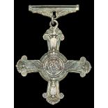 Distinguished Flying Cross, G.V.R., unnamed as issued, in its John Pinches, London case of i...