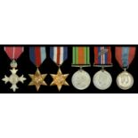 Family Group: A Second War M.B.E. group of five awarded to Warrant Officer E. H. Robbins,...