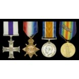 A Great War 'French theatre' M.C. group of four awarded to Major S. Taylor, 'D' Battery, 236...
