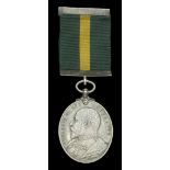Territorial Force Efficiency Medal, E.VII.R. (397 Q.M. Sjt: R. Pinder. 10/Manch: Regt.) fitt...