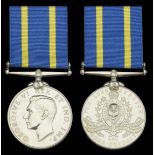 Royal Canadian Mounted Police Long Service Medal, G.VI.R., 1st issue (Oliver L. D.) in named...