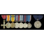 A Great War O.B.E. group of eight awarded to Lieutenant-Colonel The Reverend A. F. Inglis, G...