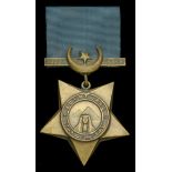Khedive's Star, dated 1882 (1731 T. T. 1st Bn. The. R. S. Regt.) impressed naming to reverse...