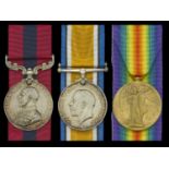 A fine Great War 'Palestine Campaign' stretcher-bearer's D.C.M. group of three awarded to Pr...