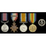 A Great War 'Western Front' M.M. group of four awarded to Sapper J. Bennett, 79th Field Comp...