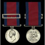 The Waterloo Medal awarded to Major Adam Brugh, 2nd Battalion, 44th Foot, who was severely w...