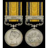 The South Africa 1877-79 medal to Private W. Trowell, 1/24th Foot, who was killed in action...