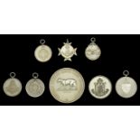 Regimental Prize Medallions (8), Eastern Bengal Railway Sporting Medallion (Welfare Week 193...