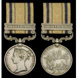 The South Africa 1877-79 medal to Private Joseph Weaver, 80th Foot, who was killed in action...