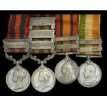 The group of four miniature dress medals attributed to Major C. Rose, Army Veterinary Corps...