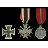 Germany, Third Reich, Iron Cross 1939, First Class breast badge, silver with iron centre, re...